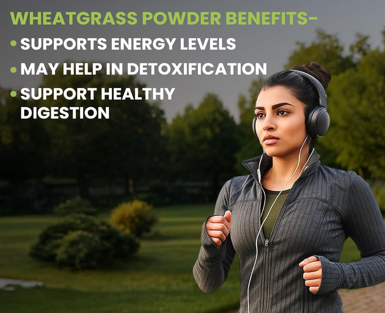 Nutriboost 100% Natural Organic Wheatgrass Powder | Wheat Grass Powder | Organic Wheatgrass Juice | Wheat Grass Juice - 100g