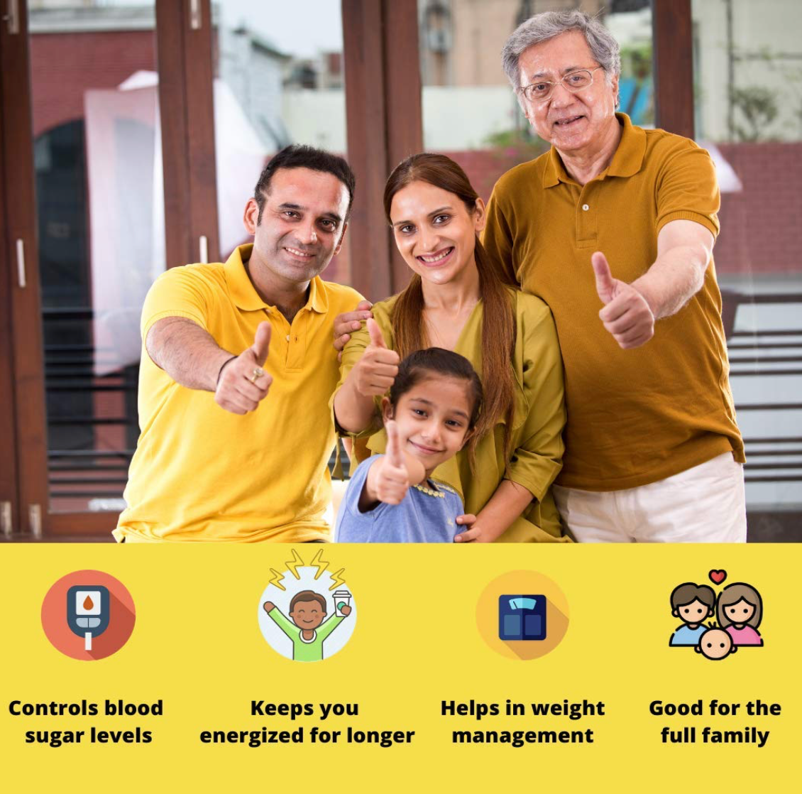 Nutriboost Gluten Free Multigrain Atta(Wheat Free) 500 gm | Multi Grain Flour|Diet Food For Weight Loss | Sugar Control for Diabetics | Gluten Free Atta